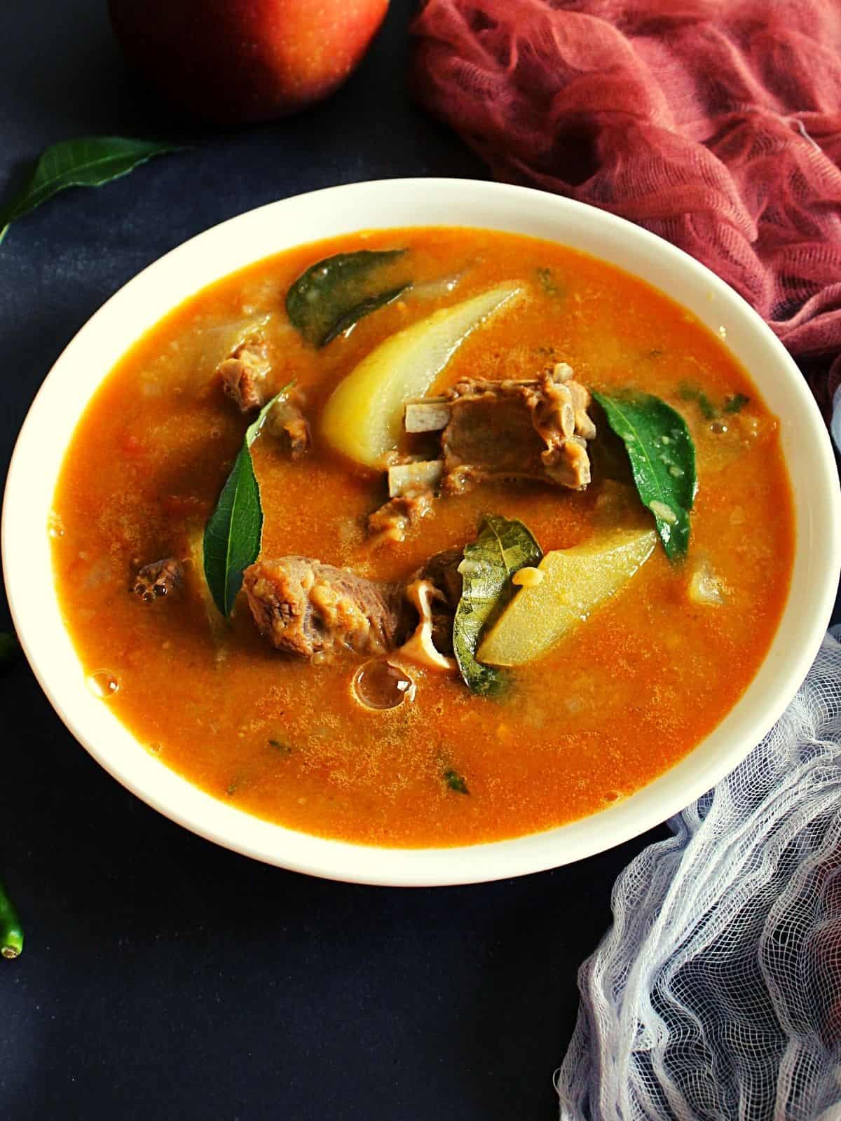 Dalcha Recipe Hyderabadi with Mutton - Yummy Indian Kitchen