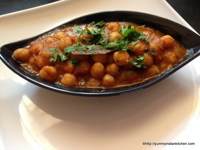 punjabi chole recipe , chana masla