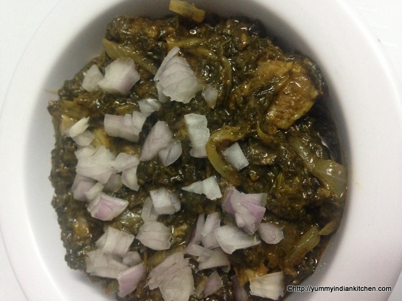 andhra style gongura mutton curry or gongura mutton recipe