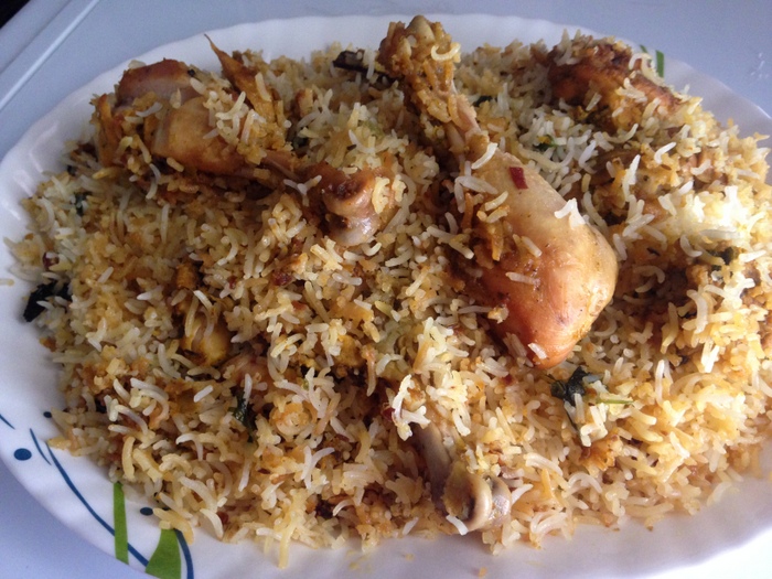 Chicken Dum Biryani Recipe Hyderabadi Yummy Indian Kitchen Out of which carbohydrates comprise 197 calories, proteins account for 22 calories and remaining calories come from fat which is 168 calories. hyderabadi chicken dum biryani recipe