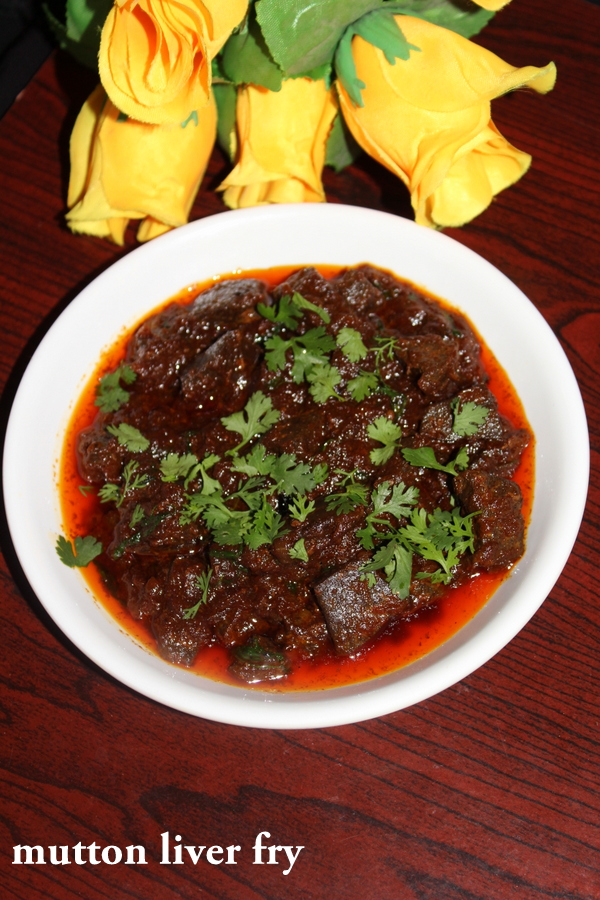 mutton liver fry