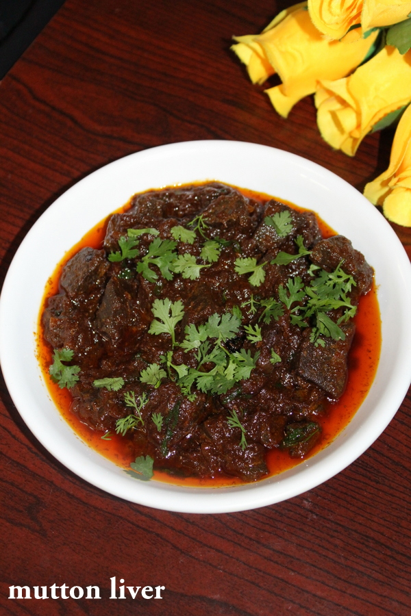 mutton liver fry