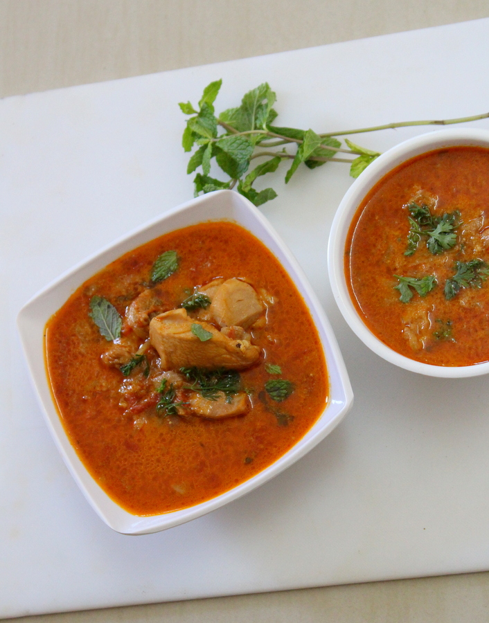 Chicken Curry Without Coconut Milk Recipe Yummy Indian Kitchen