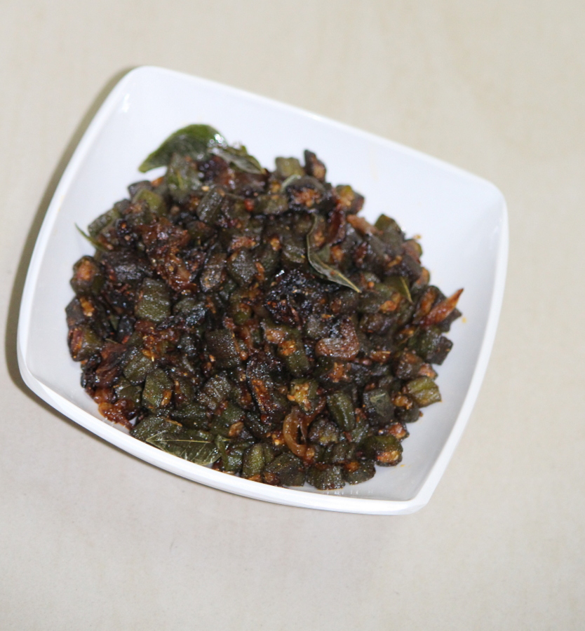 bendakaya vepudu or bendakaya fry