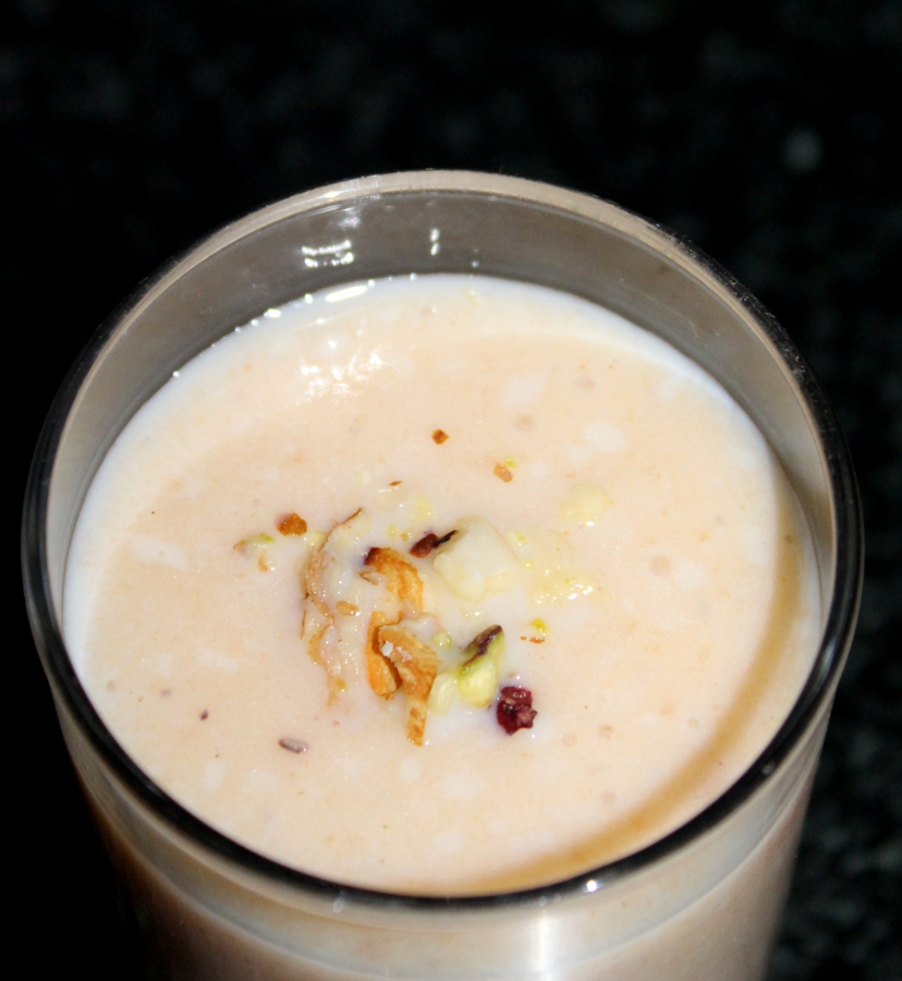 chikoo milkshake recipe