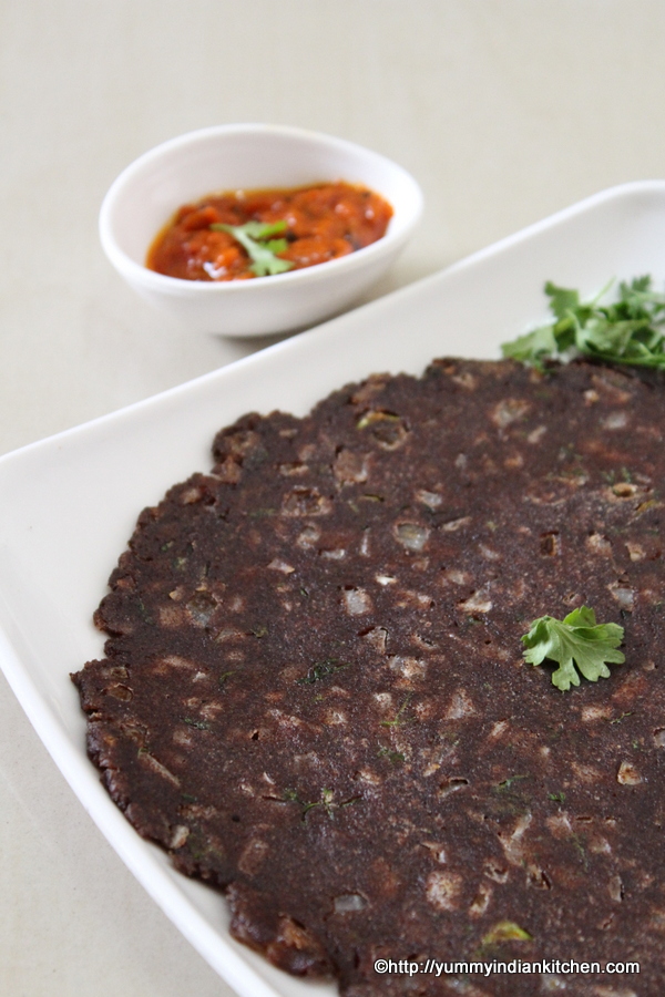  ragi roti recipe or ragi chapathi