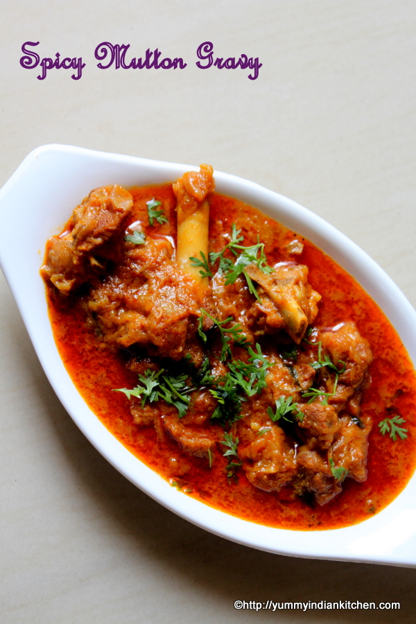 Mutton Gravy Recipe Spicy Yummy Indian Kitchen