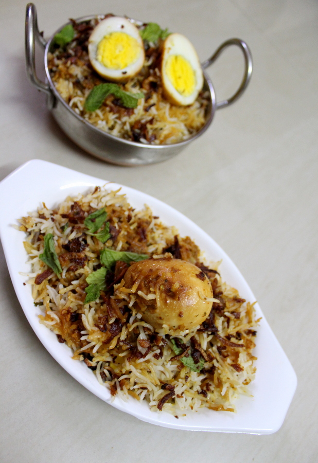 hyderabadi egg biryani