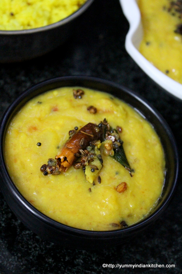 Mango Dal Recipe, Mamidikaya Pappu - Yummy Indian Kitchen