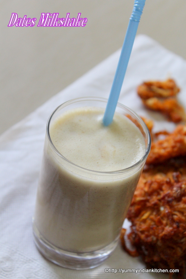 dates milkshake recipe