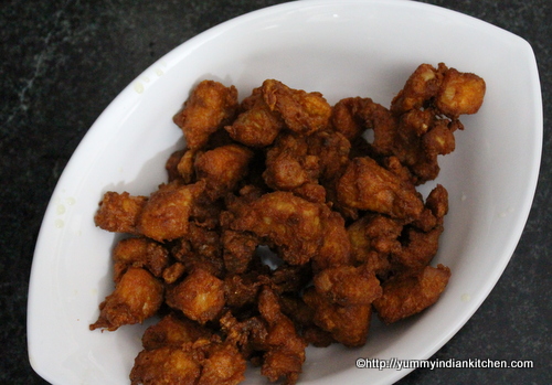 dry fried chicken in a bowl