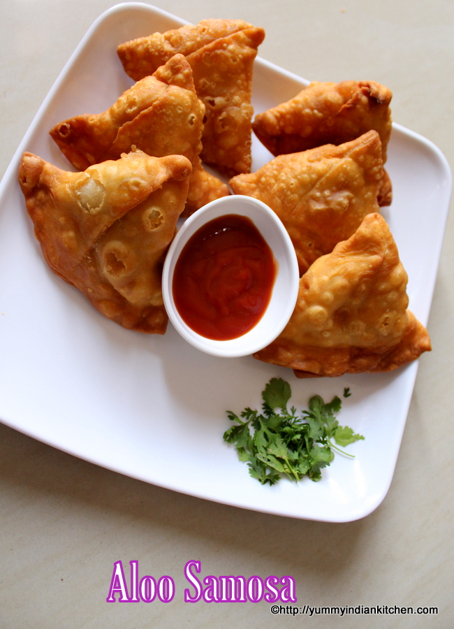 Samosa Recipe Punjabi, Aloo Samosa Recipe - Yummy Indian Kitchen