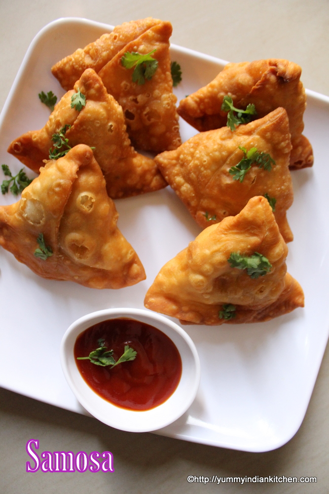 Samosa Recipe Punjabi, Aloo Samosa Recipe - Yummy Indian Kitchen