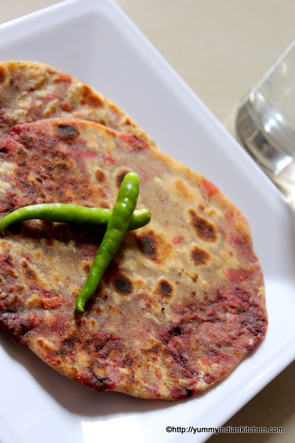 how-to-make-beetroot-paratha