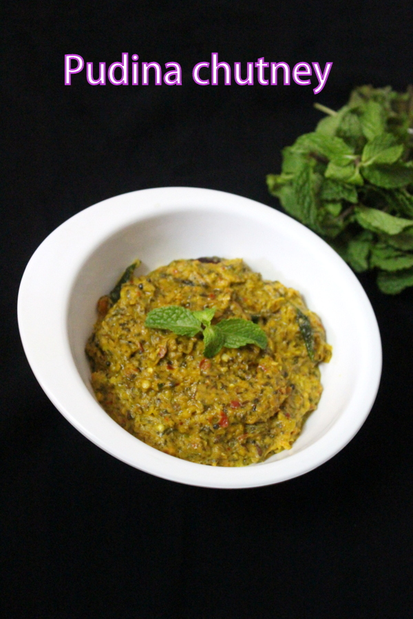 pudina chutney or pudina pachadi andhra style 