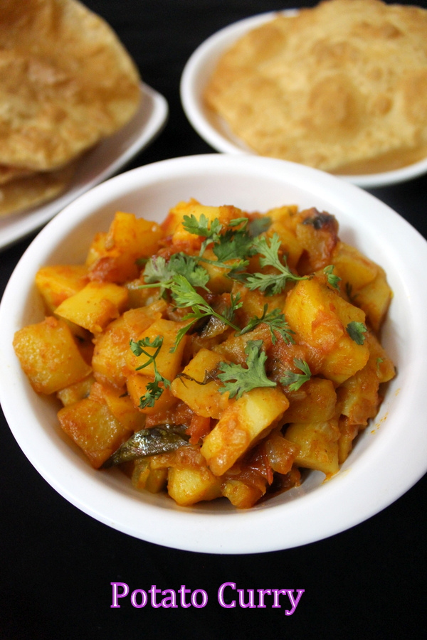 potato curry recipe | aloo curry gravy for chapathi - Yummy Indian Kitchen