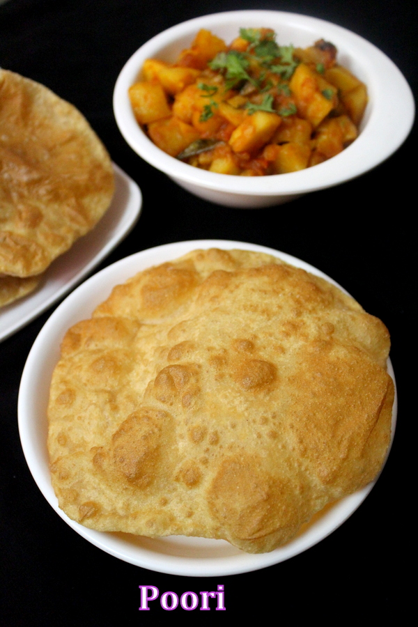 Poori Recipe Or Puri How To Make Soft Puffy Poori Yummy Indian Kitchen 