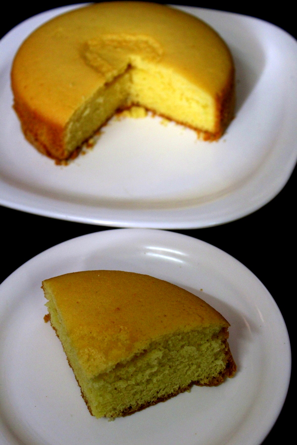 pressure cooker cake recipe, basic plain vanilla sponge cake - Yummy ...