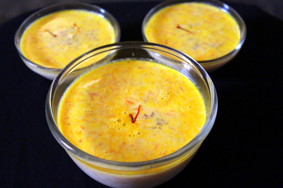 carrot kheer recipe or carrot payasam