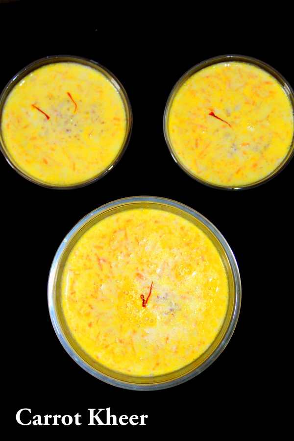 carrot kheer recipe