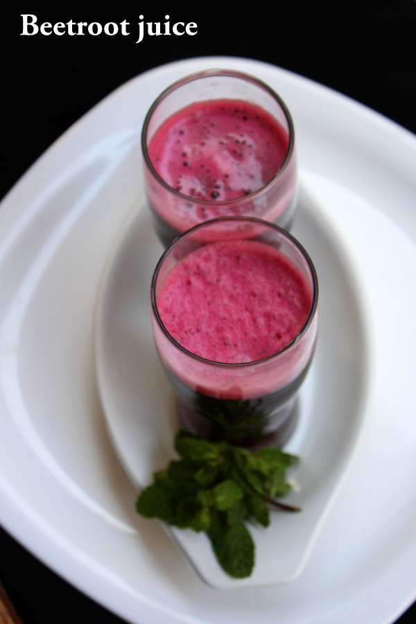 how to make beetroot juice