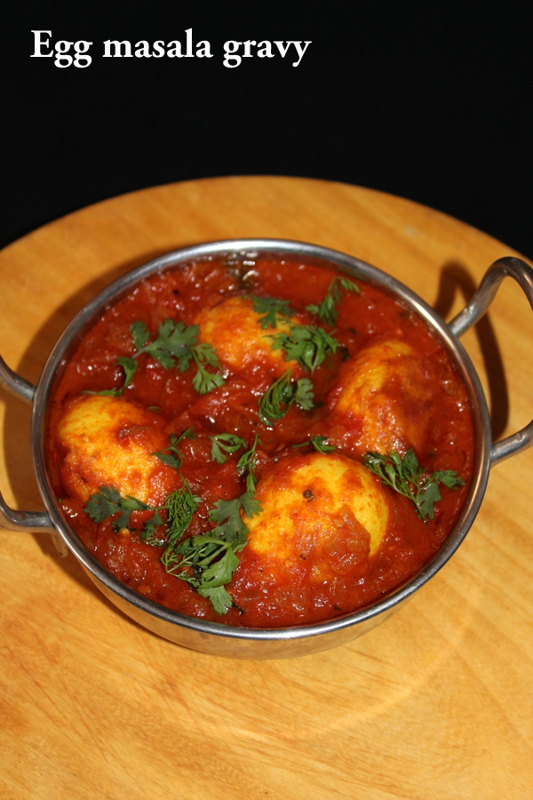 egg masala curry or egg masala gravy