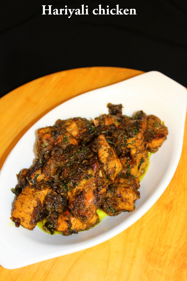 hariyali chicken recipe