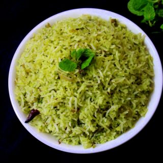 pudina rice recipe