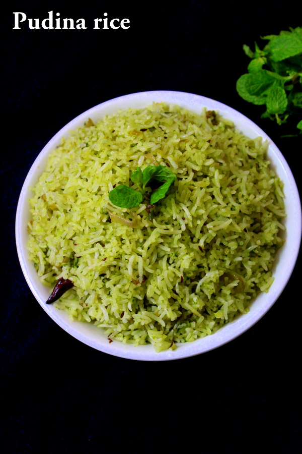 pudina rice recipe