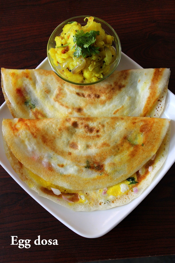 mutta dosa or egg dosa