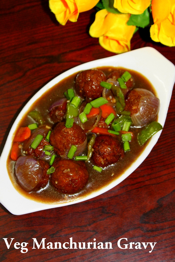 manchurian recipe with gravy