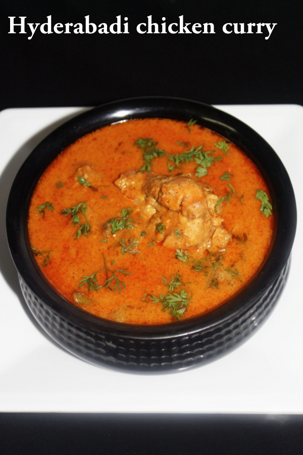 hyderabadi chicken recipe