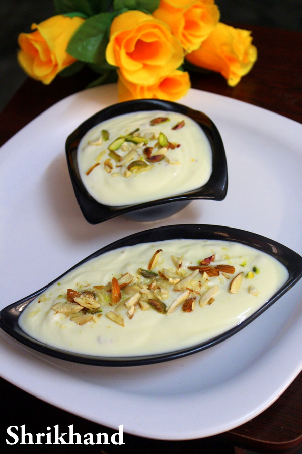 shrikhand recipe or how to make shrikhand