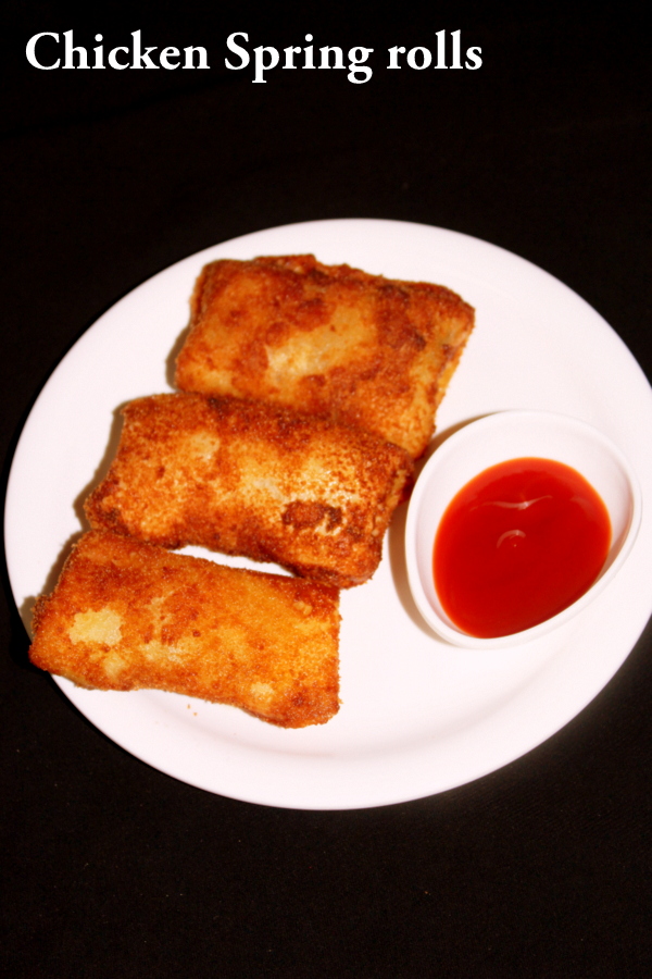 chicken spring rolls