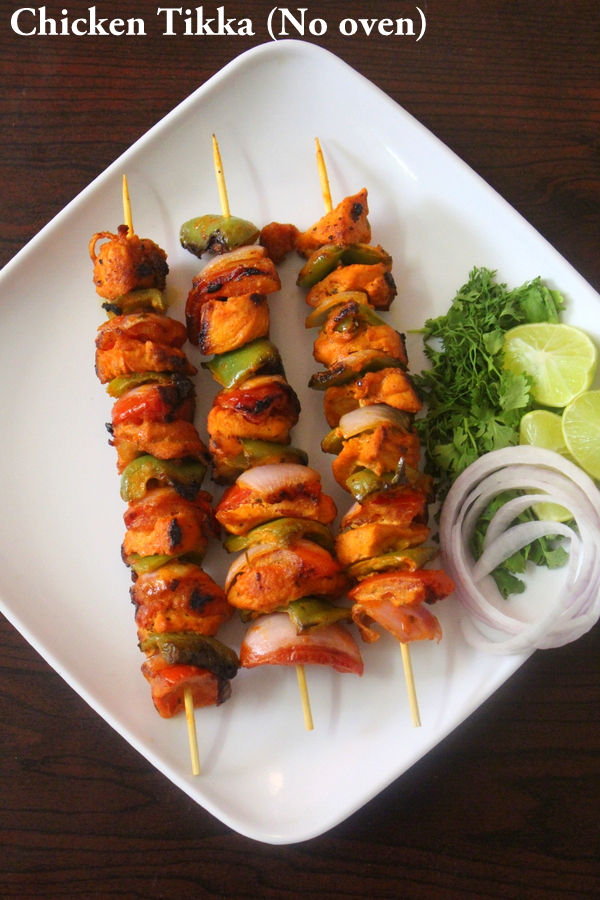 chicken tikka recipe without oven