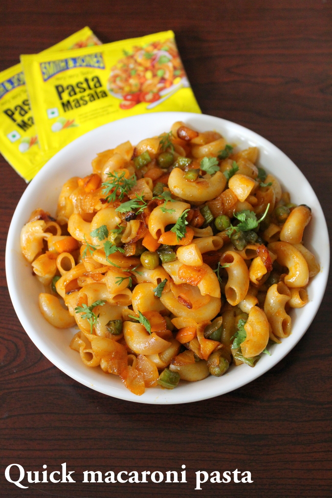 smith and jones pasta masala recipe, indian pasta - Yummy Indian Kitchen