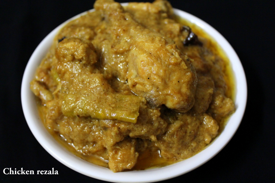 chicken rezala recipe, murgh rezala - Yummy Indian Kitchen