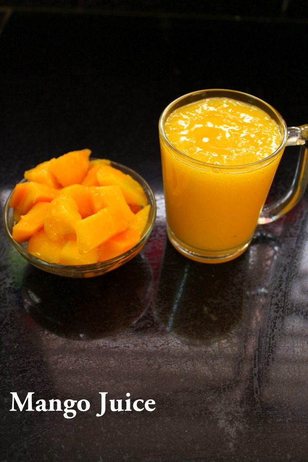 mango drink or mango juice recipe