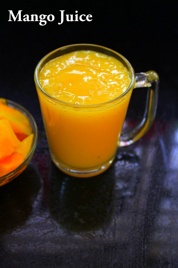 mango juice recipe or mango drink