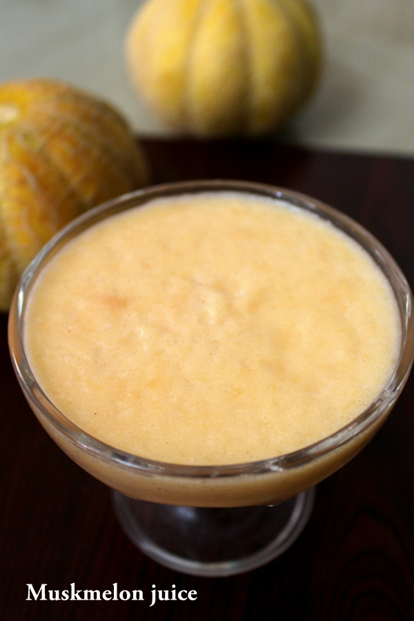 muskmelon juice recipe