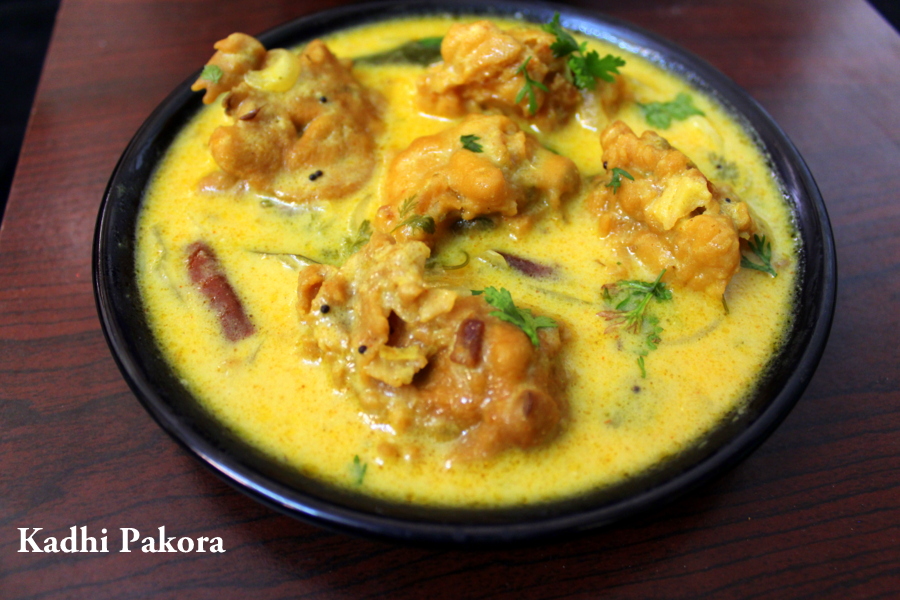 kadi pakoda or kadhi recipe