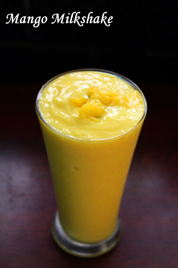 mango milkshake recipe or mango shake recipe