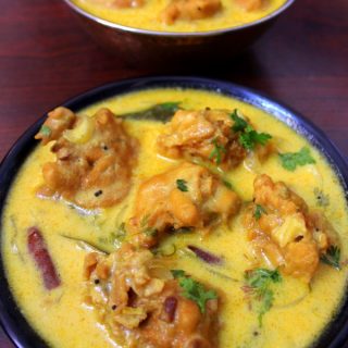 punjabi kadhi recipe or kadhi pakora