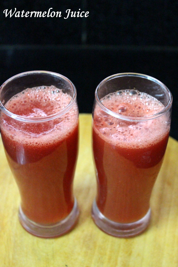 watermelon juice recipe or watermelon drink recipe