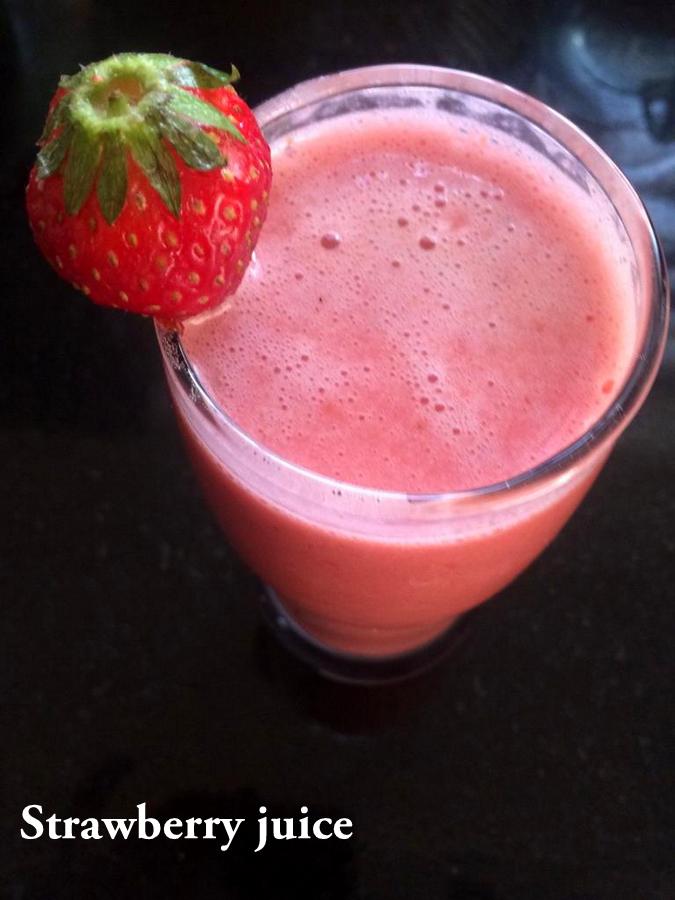 strawberry juice recipe