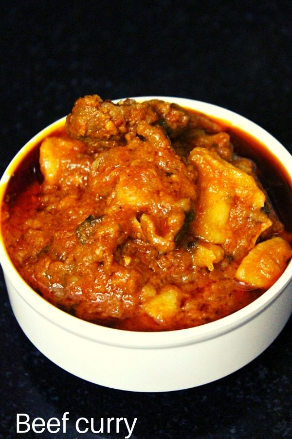 beef curry recipe, beef gravy - Yummy Indian Kitchen