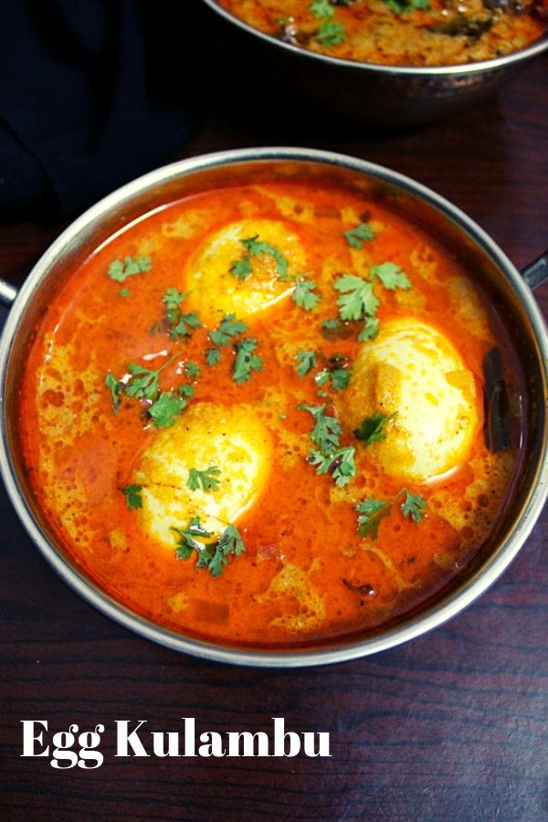 egg kulambu or muttai kulambu