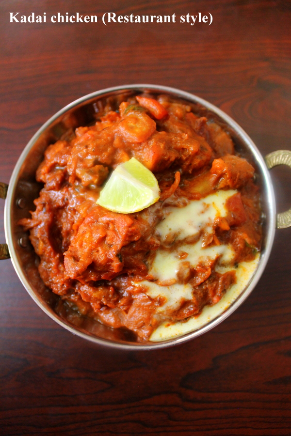 kadai chicken recipe, chicken karahi masala gravy - Yummy Indian Kitchen