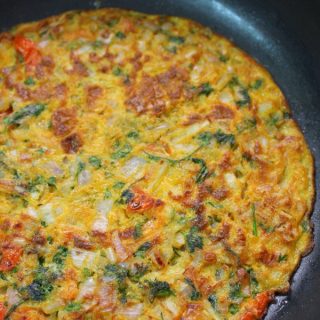 masala omelette indian breakfast recipe