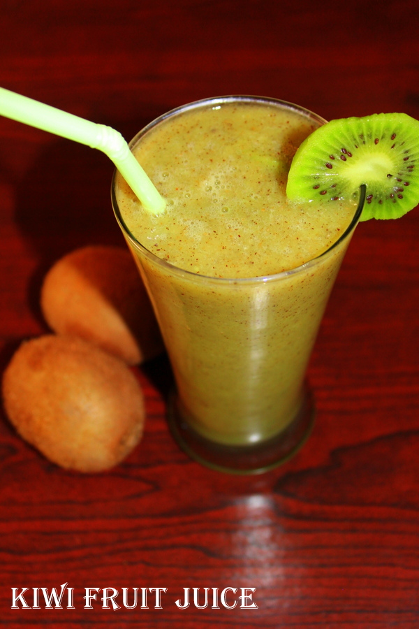 Kiwi Juice Recipe, Kiwi Fruit Juice - Yummy Indian Kitchen